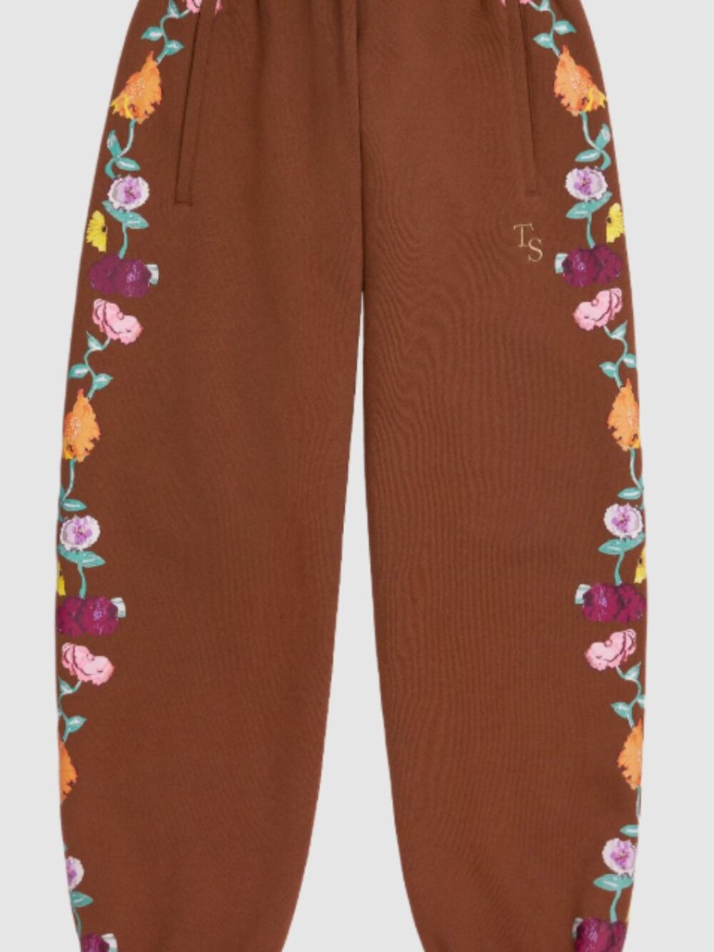 NWT Taylor Swift Brown Floral Surprise Song Piano Sweatpants MEDIUM